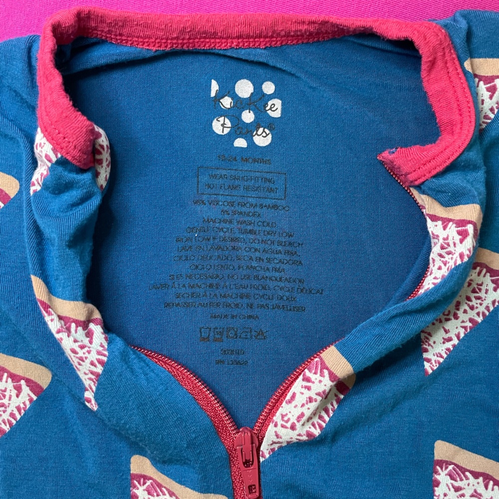 Kickee Pants Pizza Footie - Picture 4 of 4